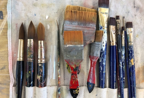 Erwin Kastner Kurse Acryl Pinsel